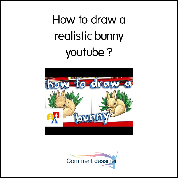 How to draw a realistic bunny youtube